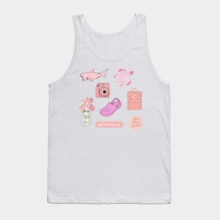 artsy pink pack Tank Top